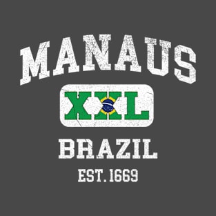 Manaus, Brazil - XXL Athletic design T-Shirt