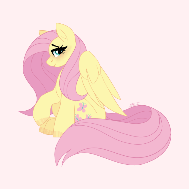 Shy Fluttershy by Marie Oliver