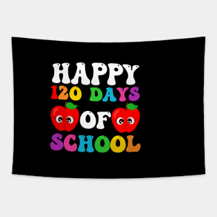 Happy-120-Days-Of-School Tapestry