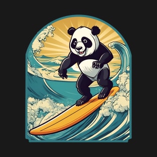 Surfing panda T-Shirt