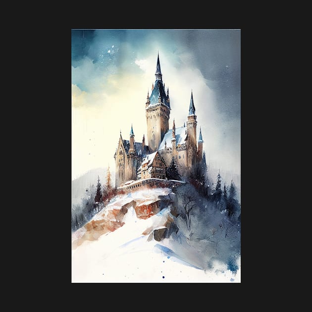 Castle On A Snowy Hill by TortillaChief