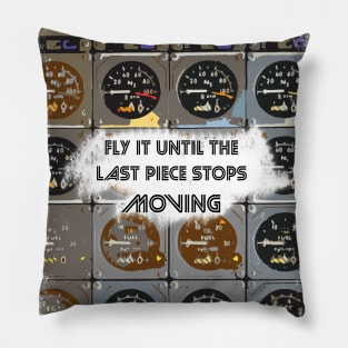 Aviation Airplane Cockpit Pilot Slogan Pillow