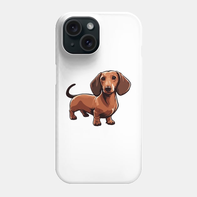 Classic Dachshund Phone Case by BarkandStick