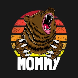 Mommy Bear Grizzly Funny Camping Gift for Nature Lovers T-Shirt