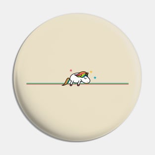 Sleeping unicorn Pin