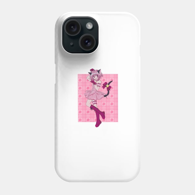 Mew Ichigo (Tokyo Mew Mew) Phone Case by Yasimuf