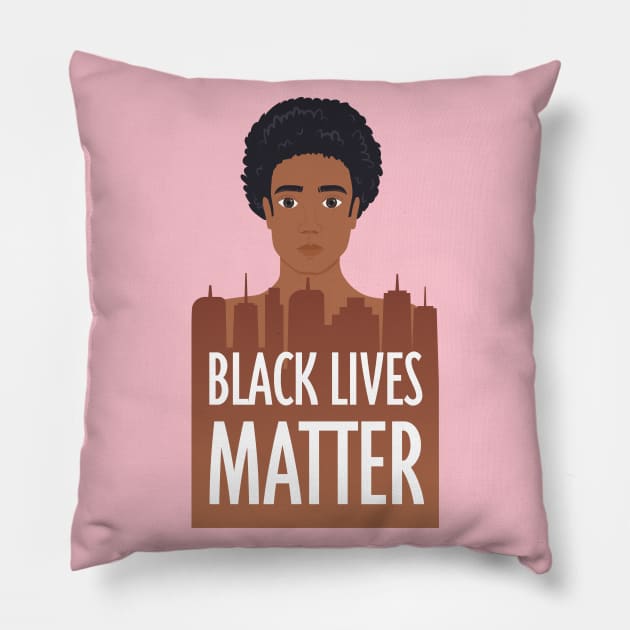 african american against racial discrimination Pillow by irvanelist