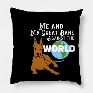 Great Dane Lover | My World Pillow