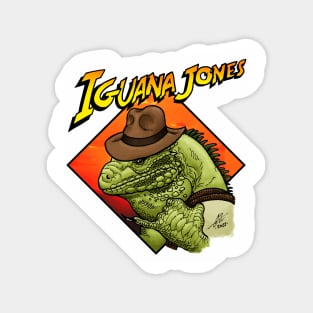 Iguana Jones Magnet