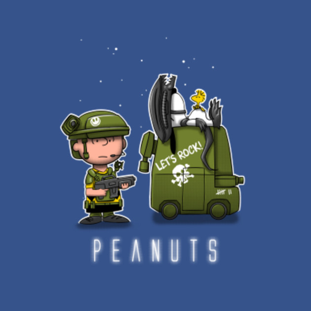 Peanuts Marine - Mashup - T-Shirt | TeePublic
