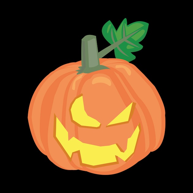 Pumpkin Smiling Design for Halloween Celebration by Uncle Fred Design