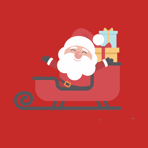 santa happy by peyek saputra