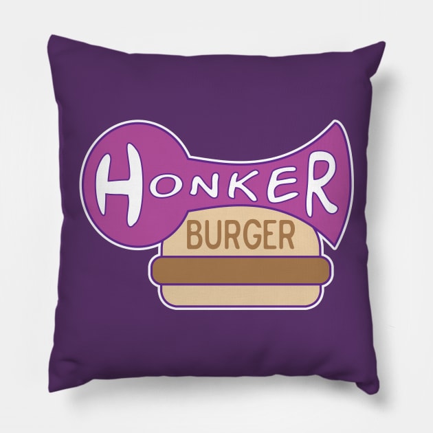 Honker Burger Pillow by old_school_designs