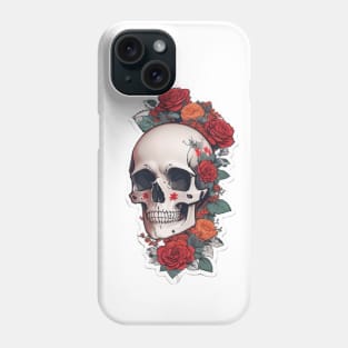 Tattooed Girl Skull Phone Case