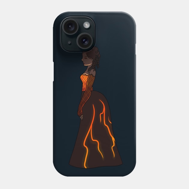 Volcano Lady Phone Case by inatorinator