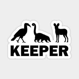 Keeper - hornbill, coati, painted dog Magnet