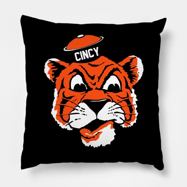 Retro Sailor Cincy Bengal Pillow by twothree