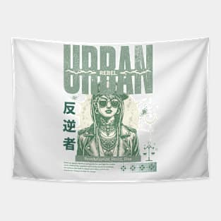 Urban Rebel: Revolutionize, Resist, Rise Tapestry