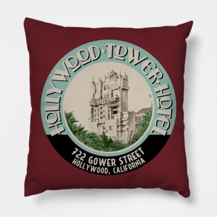 Tower of Terror Luggage Sticker Pillow