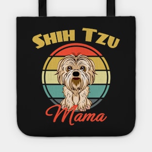 Shih Tzu Mama Shih Tzu Mom Dog Puppy Lover Cute Tote