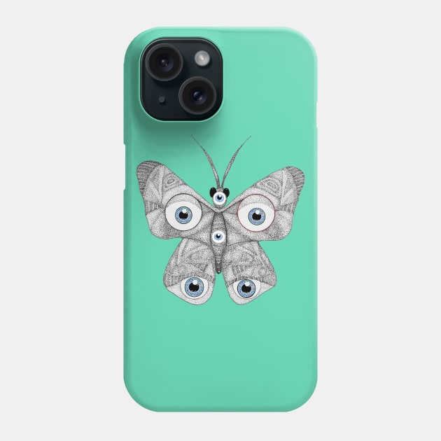 Butterfly Phone Case by Zenferren