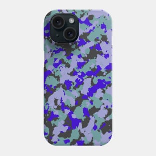 Camouflage Blue Turquoise Phone Case