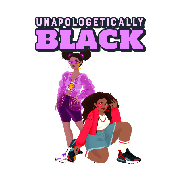 unapologetically black by asian tee