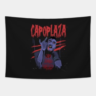 Capo Plaza capoplaza rapper rap italy italia music salerno zombie art Tapestry