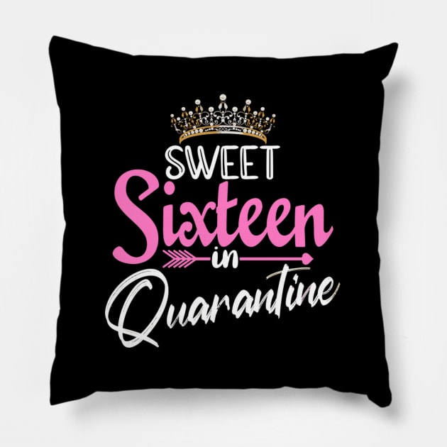 Sweet 16 In 16Th Pillow by Weirdcore