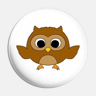 Owl Puff Pin