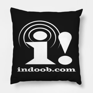 the indoob network logo Pillow