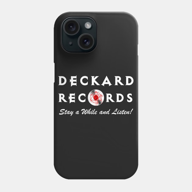 Deckard Records Phone Case by GeekTragedy