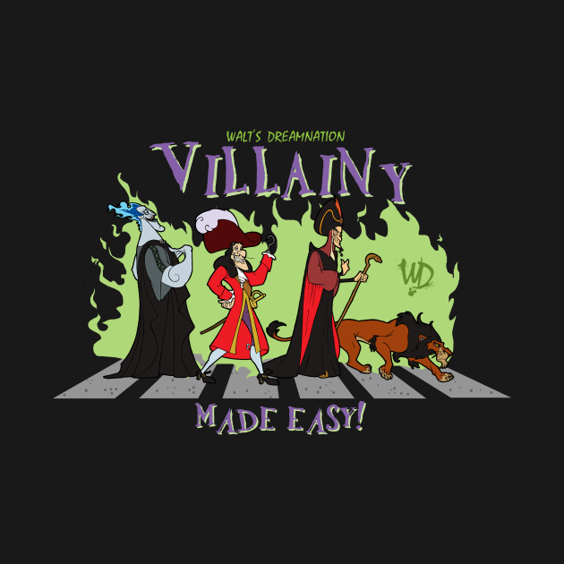 Villainy Made Easy 2 Disney Villains T Shirt TeePublic