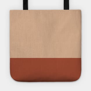 Plain colors terracotta Tote