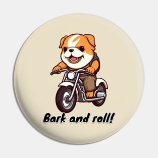 Bark and Roll! Pin