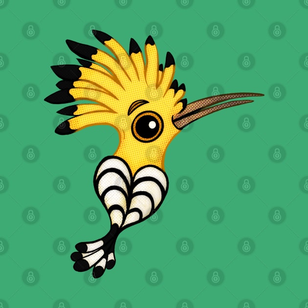 Hoopoe Bird by Hoda Hefzy 