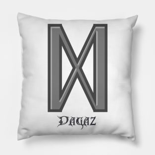 Dagaz Rune Pillow