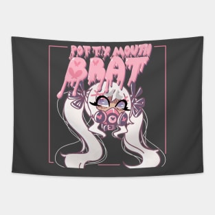 Potty Mouth Brat Tapestry