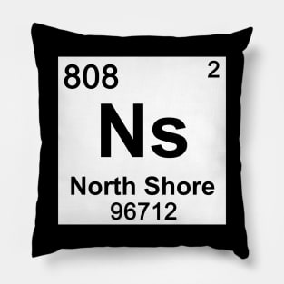 North Shore Periodic Table Pillow