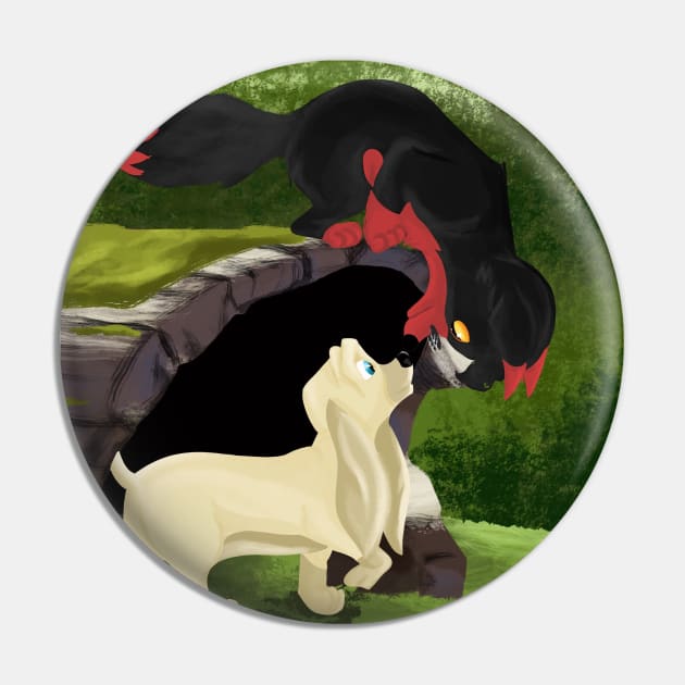 The fox and the hound but make it good omens Pin by AC Salva