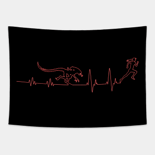 Alien Heartbeat Tapestry