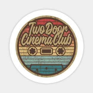 Two Door Cinema Club Retro Cassette Magnet