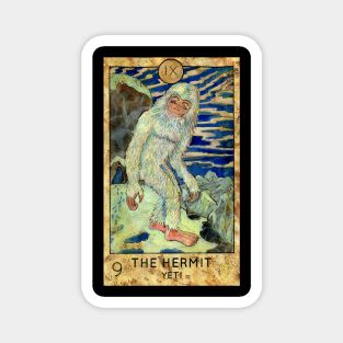 The Hermit. Major Arcana Tarot Card. Magnet