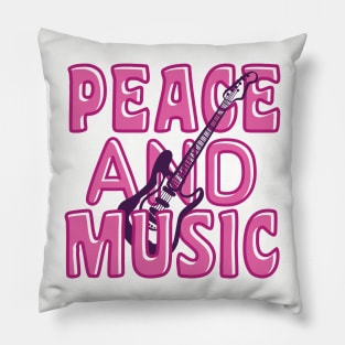 Peace and Music Pillow