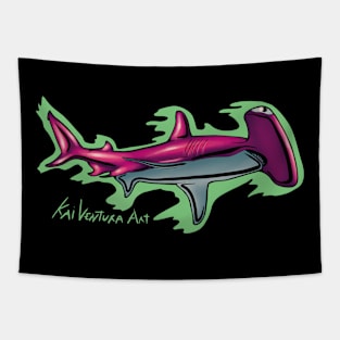 Hammerhead Shark Color Variant A Tapestry