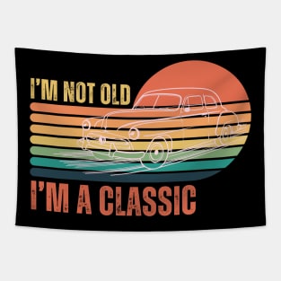 im not old im a classic Tapestry