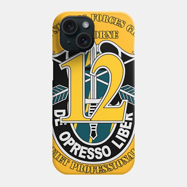 12th Special Forces Group Phone Case by MBK