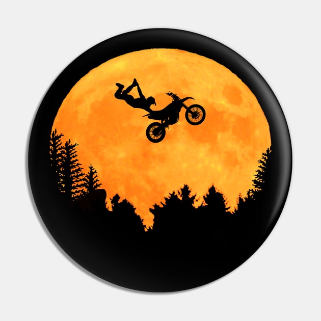 Motocross motorcycle with moon dirt bike racing at night Pin by BurunduXX-Factory