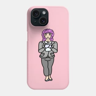 Cute office girl Phone Case