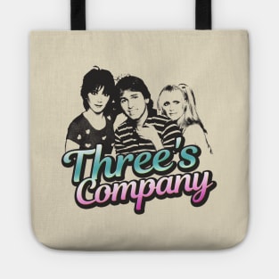 vintage threes company Tote